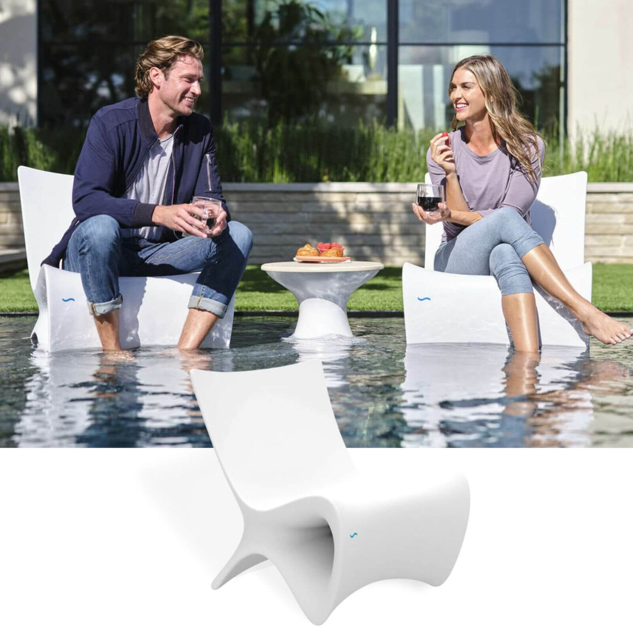 Ledge Lounger Leaders of Pool Cabo Shelf and Outdoor Furnishings