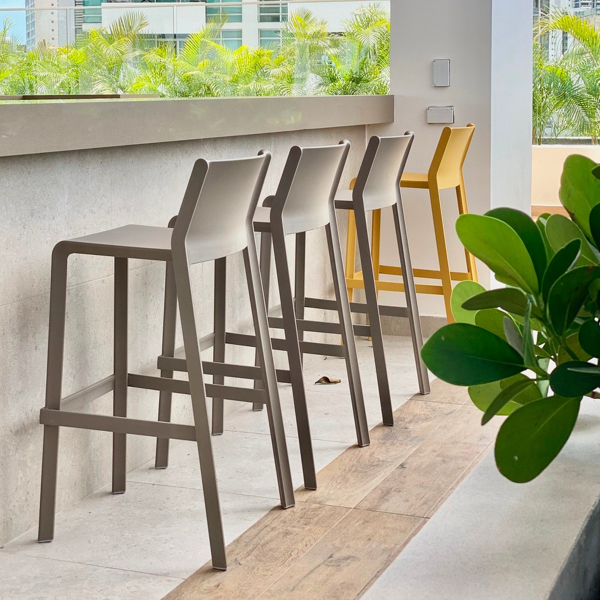 TRILL Dining Stool Outdoor Bar Seat