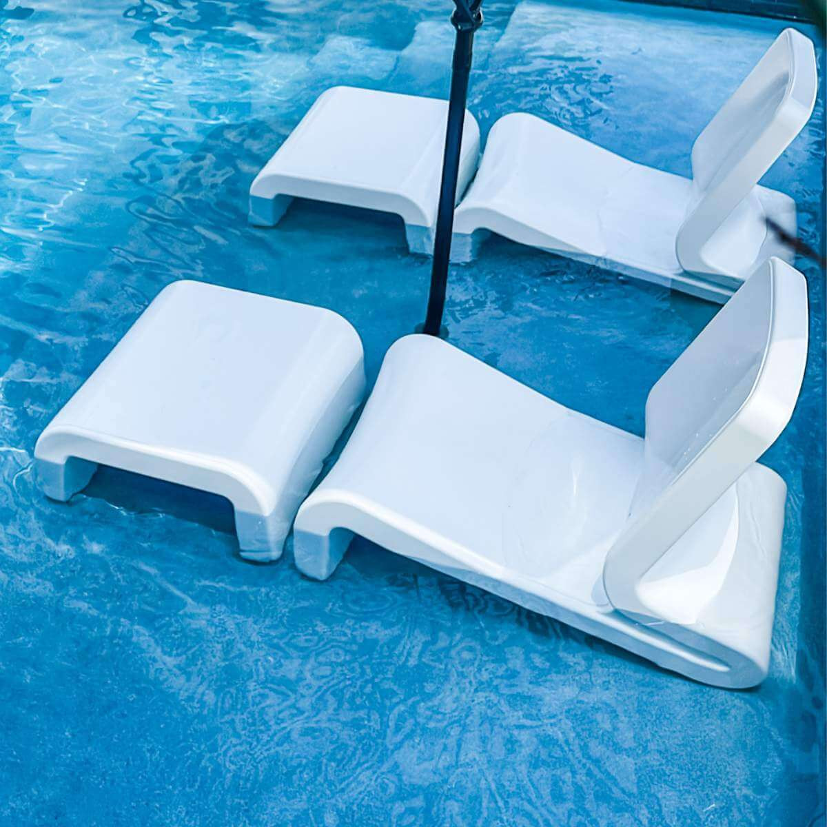 Tupelo Goods LINE Chair Pool Tanning Ledge Lounger