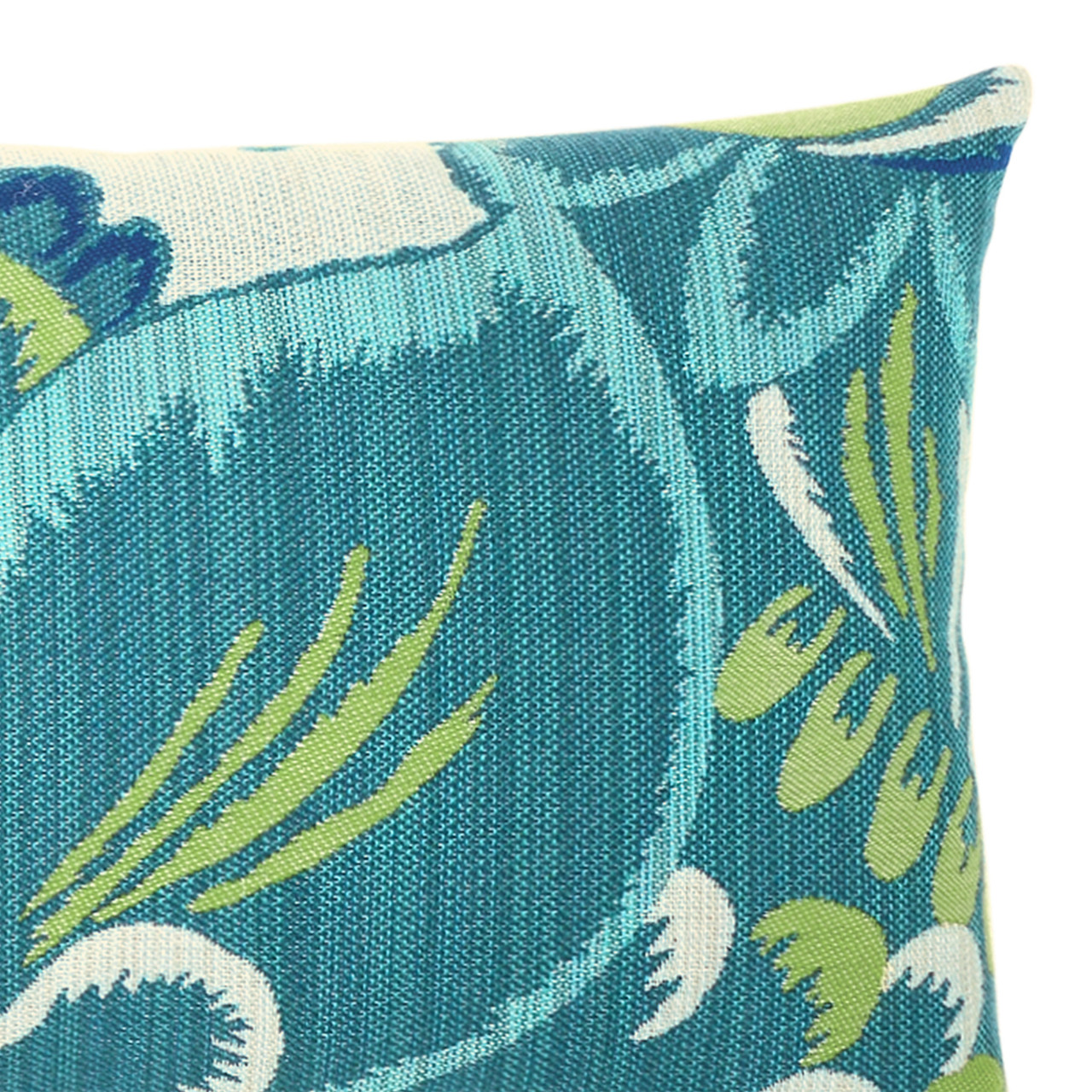 Pillow Perfect Outdoor Kissen Ummi Geflecht – Buntes Paisley-Muster, Wetterfest, 112x48 Cm