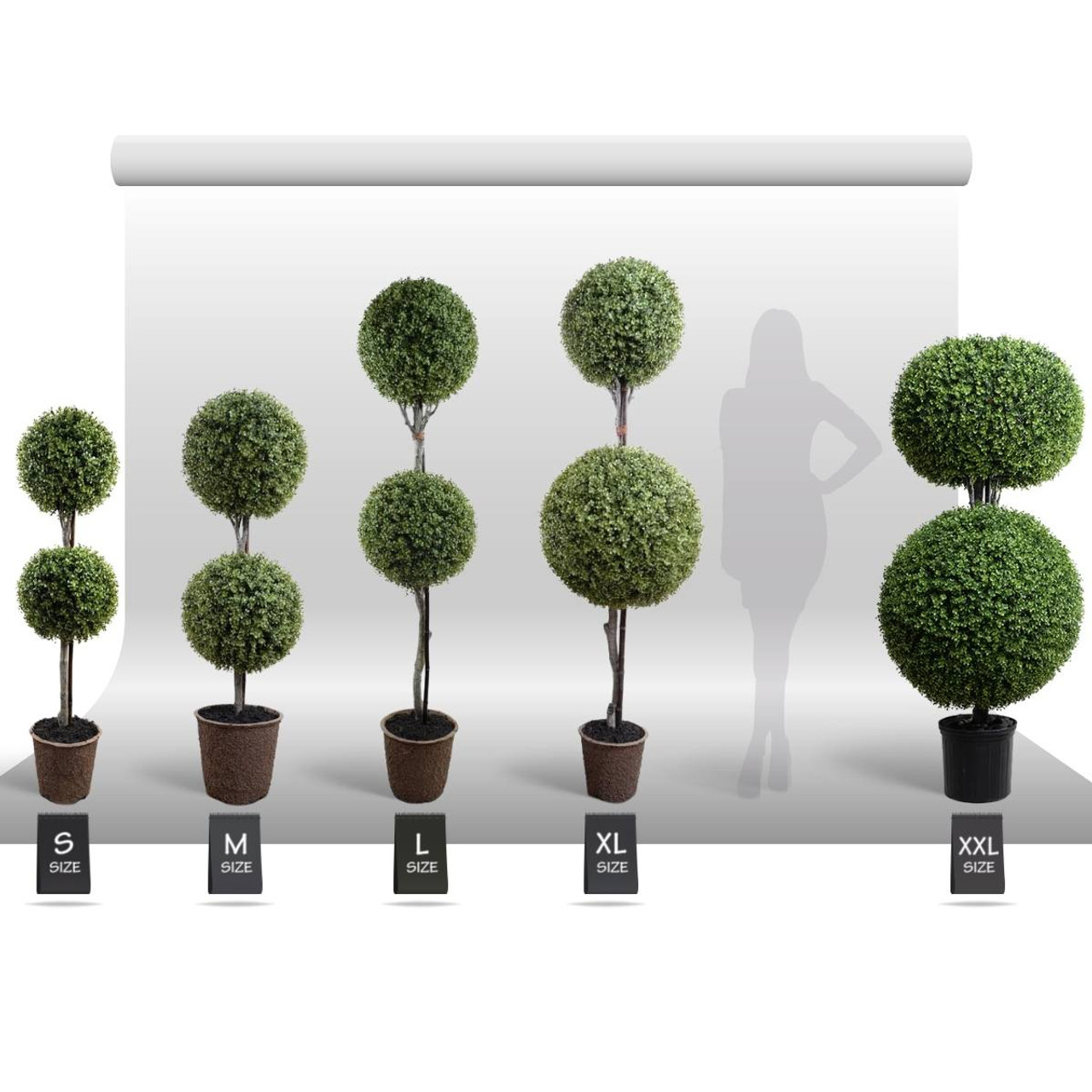 artificial boxwood topiary outdoor