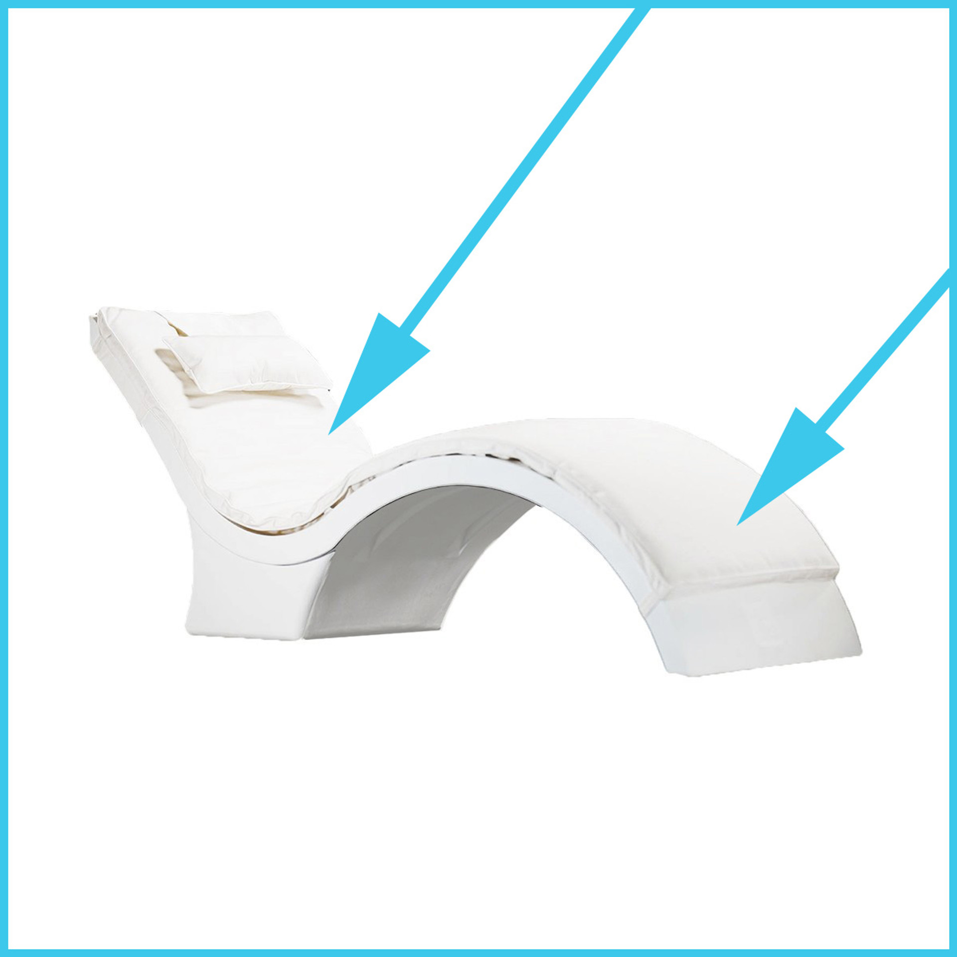 Ledge Lounger Accessory Signature Chaise Deep Cushion