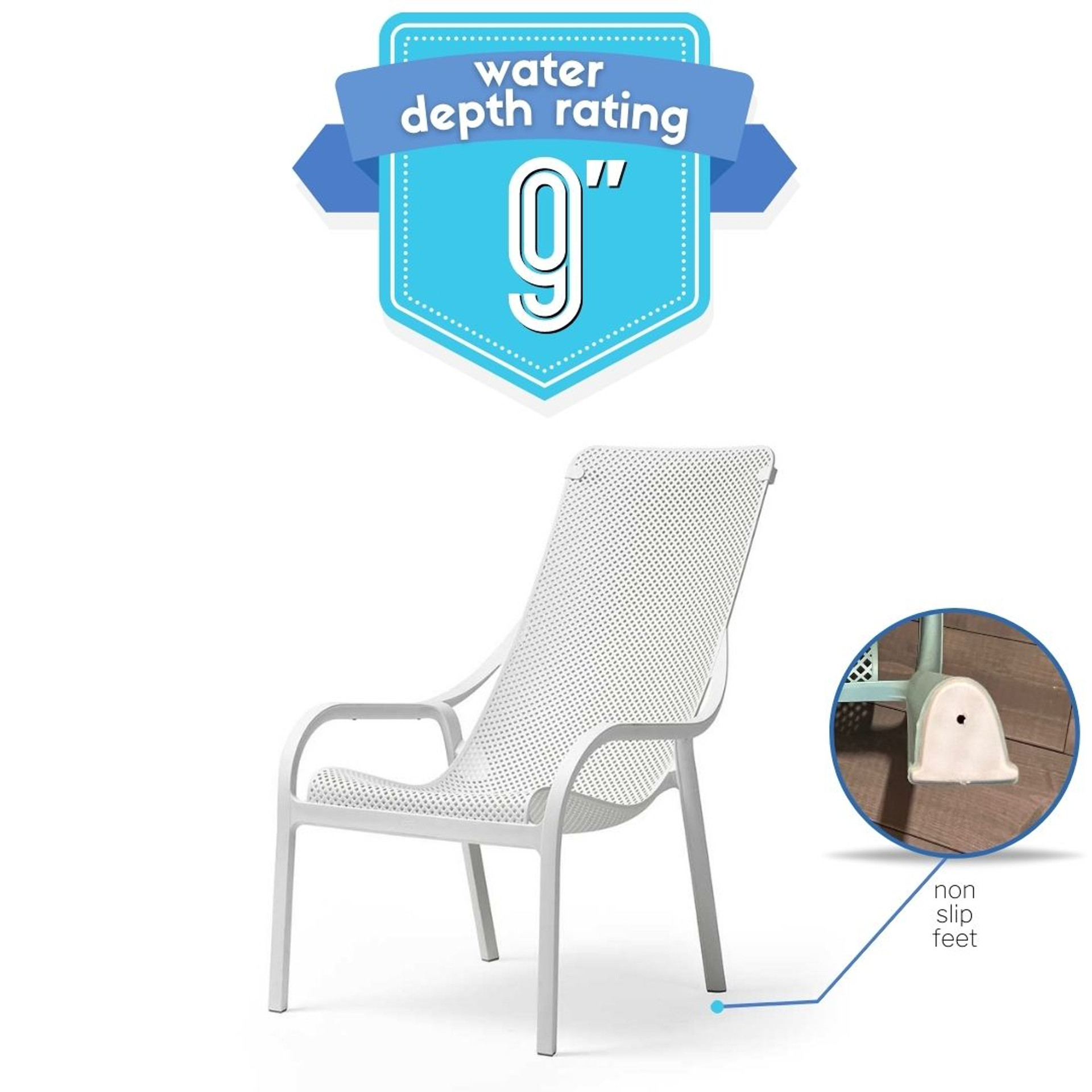 Relax Pool Loungers Tanning Ledge Chair