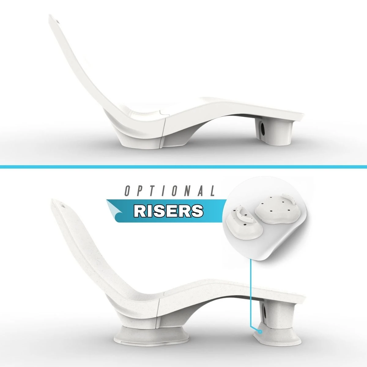 Laylo In-Pool Lounger Chair by Tenjam for Ledge Pools