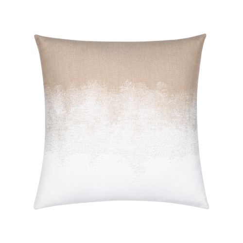 Elaine Smith Pillow in Artful Sand Fabric Front