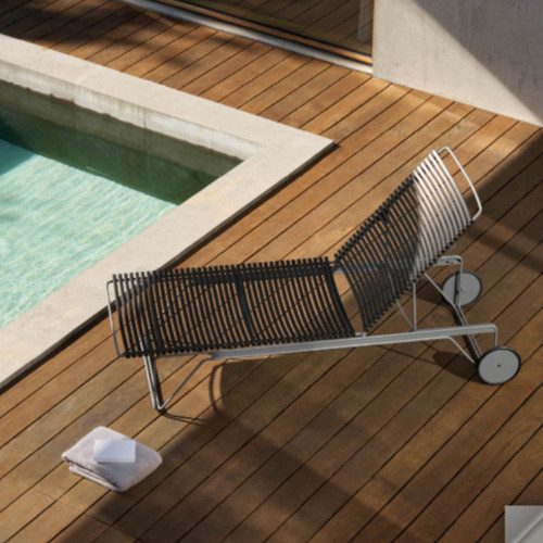 HOUE Click Chaise Lounger by Pool