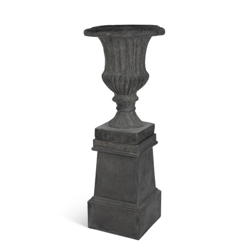 Noir Planter and Pedestal
