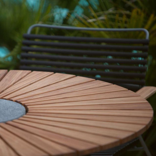 Circle Bamboo Table Detail