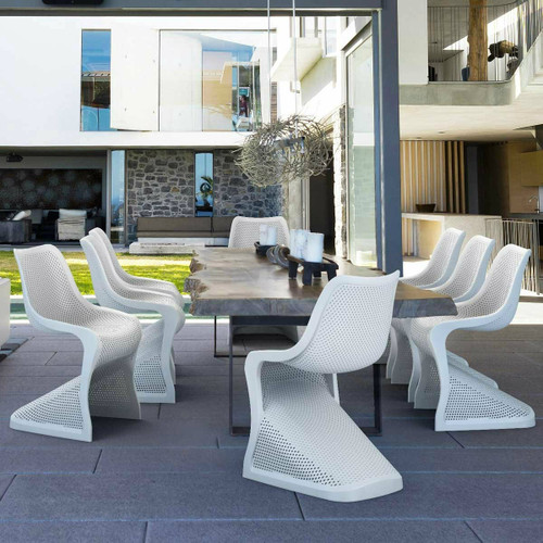 chairs make excellent casual seating in outdoor spaces