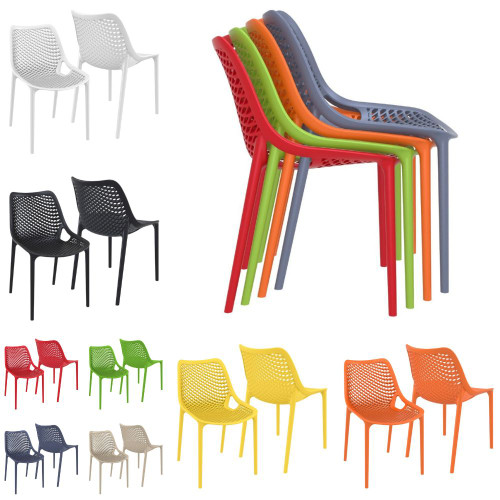 Stackable Armless Dining Chair Colors