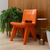 Vintage Orange Chair