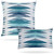 Symmetry Ocean Outdoor Pillows