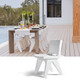 Fresco Dining chair inspired by jeanneret