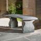 Arc Bench in Alpine Stone Finish