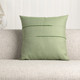 Mircro Fringe Meadow Pillow on Sofa
