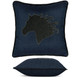 Elaine Smith outdoor square pillow with Black Beauty design