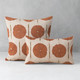 Solstice Papaya Pillow in square and lumbar sizes