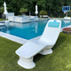 Laylo Lounger | 4" Riser | Aqua Pillow