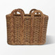 Luxury Outdoor Woven Basket in studio setting