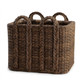 Special order Basket in new weave color Dark walnut
