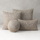 all available sizes of thumbprint latte pillows