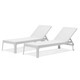AquaLume Lounger in White Pair