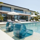 In pool luxury chair
