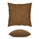 Illusion Teak Outdoor Pillow with inset side view of pillow