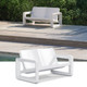 Deck Loveseat White