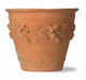 Capital Garden Oak Leaf fiberglass planter pot in terracotta finish