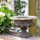 Iron Urn sets the garden mood