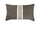 Inlay Quarry Lumbar Elaine Smith outdoor pillow, 12" x 20" — front view with side-view inset