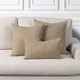 
Cadence Sienna square and lumbar pillows styled on a neutral indoor sofa