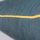 Lagoon Sunrise Sunbrella fabric macro edge detail