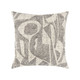 Influence Ebony Elaine Smith pillow, 20" square | front view
