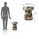 Brown and White Silla Scale and Dimensions