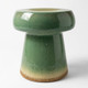 Meadow Fade Cloud porcelain garden stool on a white background