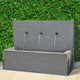 Campania International Long Beach Wall Fountain in Greystone finish