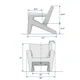 Bask Chair Measurents