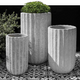 Maris Planter Set in White Coral Finish
