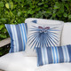 combo pillows on sofa