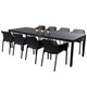 Black Rio Table and Net Chairs
