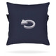 Tavarua Indigo Pillow reverse side