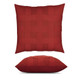 Elaine Smith outdoor square Rouge pillow in weather resistant fabric