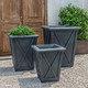 Directoire Planter Series 3 of 4 sizes shown; Small, Medium, Large