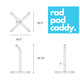 rad pad caddy dimensions