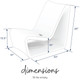 Loop Lounger Dimensions