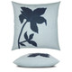 Elaine Smith outdoor square pillow with Blue Garden Lily