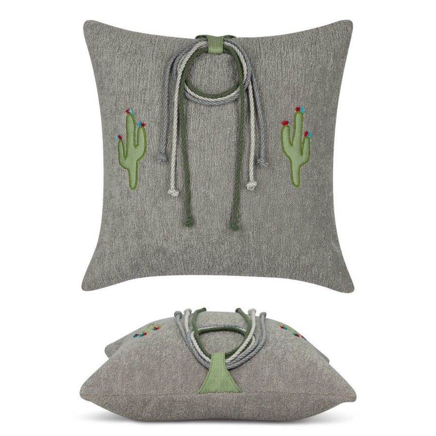 pillow front and side view