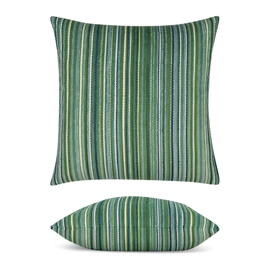 lush velvet pillow front and side view